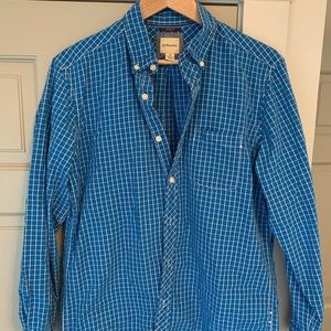 G.H Bass & Co blue button down medium